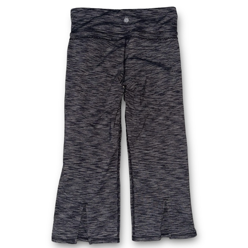 Athleta Cropped Heather Grey Leggings